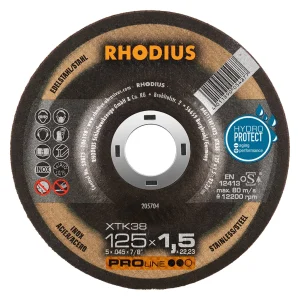 Disque à tronçonner déporté en corindon – 125mm – 205704 (x50)
