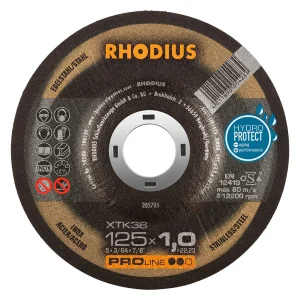 Disque à tronçonner déporté en corindon – 125mm – 205705 (x50)