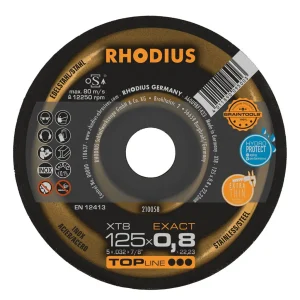 Disque à tronçonner déporté en corindon – 125mm – 211077 (x25)