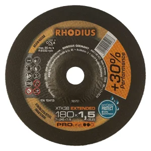 Disque à tronçonner déporté en corindon – 180mm – 205721 (x25)