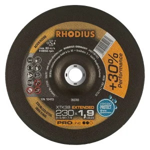 Disque à tronçonner déporté en corindon – 230mm – 205703 (x25)