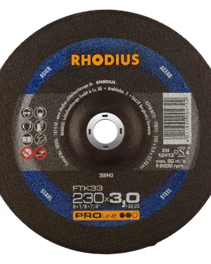 Disque à tronçonner déporté en corindon – D230 – 200943 (x25)