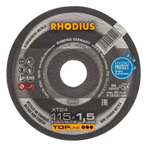 Disque à tronçonner droit en carbure de silicium – 115mm – 205910 (x50)