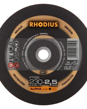 Disque à tronçonner droit en carbure de silicium – D230 – 208727 (x25)