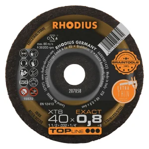 Disque à tronçonner droit en corindon – 40mm – 207058 (x50)