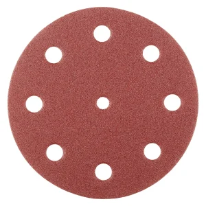 Disque abrasif auto-agrippant en corindon – 125mm – Grain 120 – 305609 (x50)