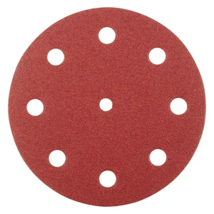 Disque abrasif auto-agrippant en corindon – 125mm – Grain 150 – 305610 (x50)