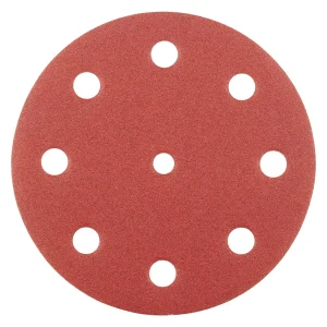 Disque abrasif auto-agrippant en corindon – 125mm – Grain 180 – 305611 (x50)