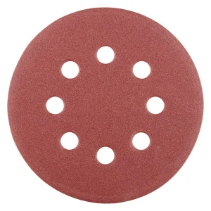 Disque abrasif auto-agrippant en corindon – 125mm – Grain 180 – 305632 (x50)