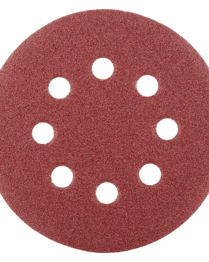 Disque abrasif auto-agrippant en corindon – 125mm – Grain 80 – 305629 (x50)