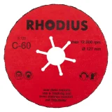 Disque abrasif fixation centrale en carbure de silicium - 125mm - Grain 60 - 300479