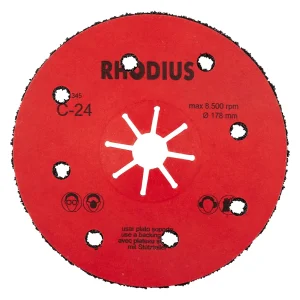 Disque abrasif fixation centrale en carbure de silicium – 180mm – Grain 24 – 300483 (x25)