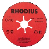 Disque abrasif fixation centrale en carbure de silicium - D125 - G16 - 305487