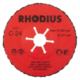 Disque abrasif fixation centrale en carbure de silicium - D125 - G24 - 300476