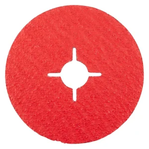 Disque abrasif fixation centrale en ceramicon – 115mm – Grain 24 – 303325 (x25)