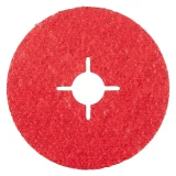 Disque abrasif fixation centrale en ceramicon - 115mm - Grain 36 - 304291