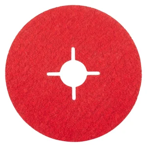 Disque abrasif fixation centrale en ceramicon – 115mm – Grain 60 – 303324 (x25)