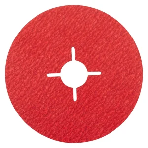 Disque abrasif fixation centrale en ceramicon – 115mm – Grain 80 – 304294 (x25)