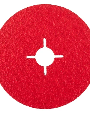 Disque abrasif fixation centrale en ceramicon – 125mm – Grain 36 – 304292 (x25)