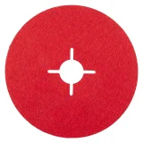 Disque abrasif fixation centrale en ceramicon - 125mm - Grain 80 - 303328