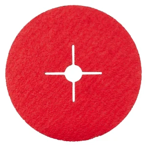 Disque abrasif fixation centrale en ceramicon – 180mm – Grain 24 – 305512 (x25)