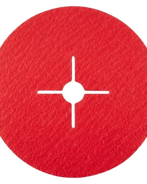 Disque abrasif fixation centrale en ceramicon – 180mm – Grain 40 – 305514 (x25)