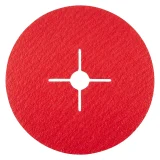 Disque abrasif fixation centrale en ceramicon - 180mm - Grain 40 - 305514