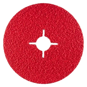 Disque abrasif fixation centrale en ceramicon – D125 – G40 – 305506 (x25)