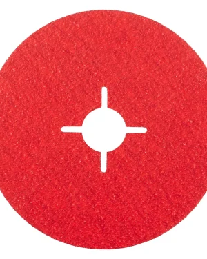 Disque abrasif fixation centrale en ceramicon – D125 – G60 – 303327 (x25)