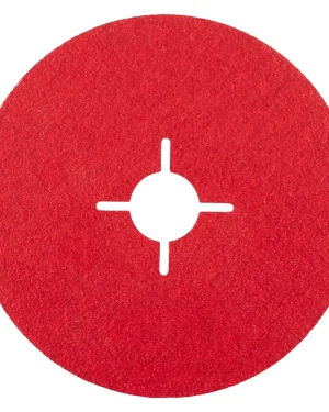 Disque abrasif fixation centrale en ceramicon – D125 – G80 – 303328 (x25)