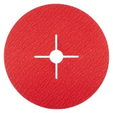 Disque abrasif fixation centrale en ceramicon - D180 - G80 - 305516