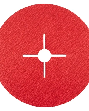 Disque abrasif fixation centrale en ceramicon – D180 – G80 – 305516 (x25)