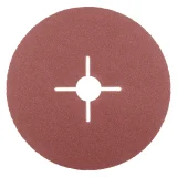 Disque abrasif fixation centrale en corindon - 150mm - Grain 120 - 305544