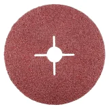 Disque abrasif fixation centrale en corindon - 150mm - Grain 24 - 305539