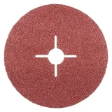 Disque abrasif fixation centrale en corindon - 150mm - Grain 36 - 305540