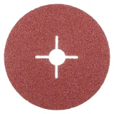 Disque abrasif fixation centrale en corindon - 150mm - Grain 40 - 305541