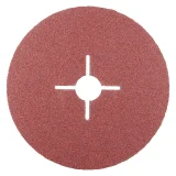 Disque abrasif fixation centrale en corindon - 150mm - Grain 60 - 305542