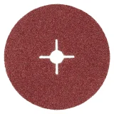 Disque abrasif fixation centrale en corindon - 180mm - Grain 24 - 300128