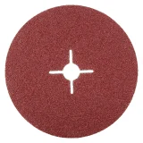 Disque abrasif fixation centrale en corindon - 180mm - Grain 36 - 300129