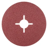 Disque abrasif fixation centrale en corindon - D115 - G80 - 300007