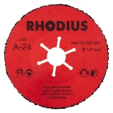 Disque abrasif fixation centrale en corindon - D125 - G24 - 300462