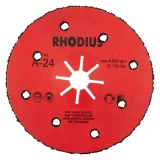 Disque abrasif fixation centrale en corindon - D180 - G24 - 305485