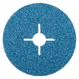 Disque abrasif fixation centrale en zircon - 125mm - Grain 24 - 300315