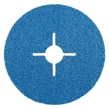 Disque abrasif fixation centrale en zircon - 125mm - Grain 40 - 304003