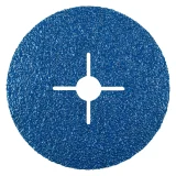 Disque abrasif fixation centrale en zircon - 150mm - Grain 24 - 305527