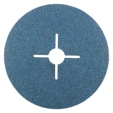 Disque abrasif fixation centrale en zircon - 150mm - Grain 60 - 305530