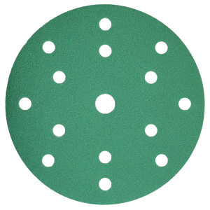 Disque abrasif auto-agrippant en céramique vert – 150mm – Grain 150 – Q227 – (X1)