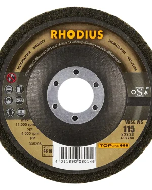 Disque compact en tissu – 115mm – Grain moyen – 305298 (x2)