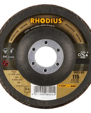 Disque compact en tissu – 115mm – Gros grain – 305305 (x2)