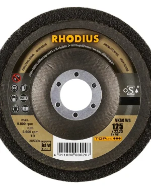 Disque compact en tissu – D125 – Grain très fin – 305304 (x2)